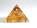 Jet Citrine Orgone Pyramid Crystal Gemstones Wealth and Prosperity Good Luck Crystal Healing Pyramid