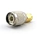Maxmoral 2PCS TNC Male to SMA Male Connector RF Coax Coaxial Adapter