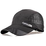 YING LAN Men's Summer Outdoor Sport Baseball Hat Running Visor Sun Cap