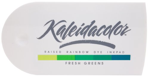 Tsukineko 5-Color Kaleidacolor Dye Inkpad, Fresh Greens