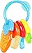BabyBoo Water-Filled Teething Keys Toy – Hard and Soft – 4 Piece with Small Gum Massaging Bumps for Baby - by Utopia Home