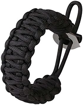 Survival Paracord Bracelet Excellent 550 Cord Parachute bracelet with Eye Knife, Fire Starter for Hiking Camping