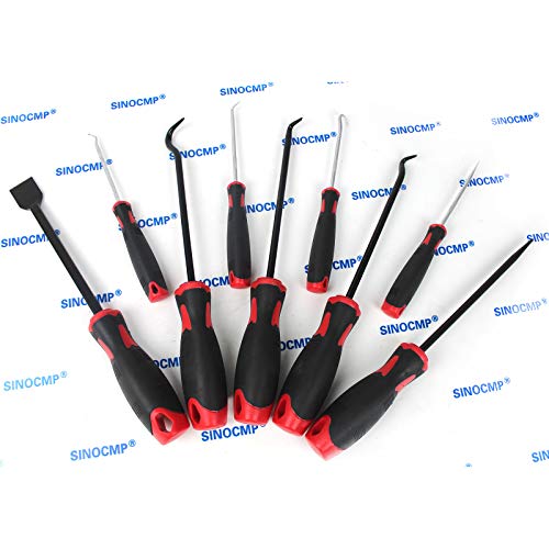 4 Scraper+Hook+Pick+Set+Ring