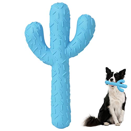 MewaJump Dog Chew Toys for Aggressive Chewers, Rubber Durable Dog Toy
