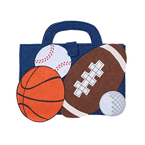 Mud Pie Boy Art Portfolio and Crayon Set, Sports