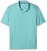 Amazon Essentials Men's Regular-Fit Quick-Dry Golf Polo Shirt, Aqua, Large