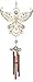 AngelStar Glittering Diamond Angel Wind Chime, Multicolored