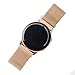 GOSETH Compatible with Samsung Galaxy Watch Active (40mm) Bands/Active2 (44mm) Bands, 20mm Mesh Stainless Steel Strap for Galaxy Watch Active/Active2 (Rose Gold)