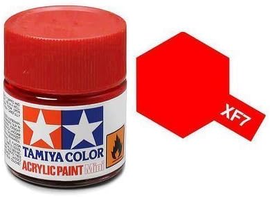 TAMXF7 81707 Acrylic Mini XF7 Flat Red 1/3 oz