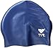 TYR Silicone Wrinkle-Free Youth Swim Cap for Kids, Young Athletes, and Smaller Sizes - Training, Recreational, Competition Swim Hat with a Durable Silicone Construction - Precision Fit - Navy