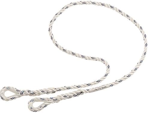 Panoply Froment Elara06 Safety Fall Arrest Rope Lanyard With 2 Thimbled Loops Ends - 1.5 Meter