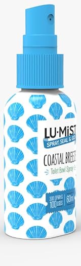 Lu-mist 4 x 60ml Assorted Toilet Bowl Spray Citrus Fresh Coastal Breeze view 7