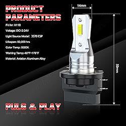 H11B LED Headlight Bulbs For 2012 2013 2014 2015