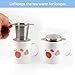 ZENZENZE Tea Infuser, Perfect Single Cup Brew Strainer for Loose Leaf Teas, Stainless Steel with Lid as Drip Tray, FREE RECIPE EBOOK