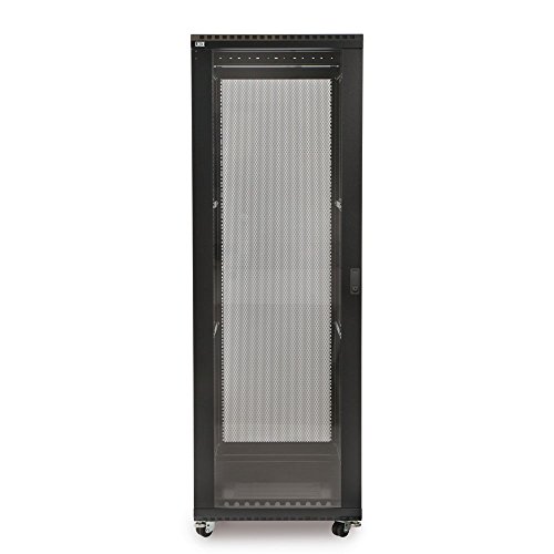 37U LINIER Server Cabinet - Glass/Glass Doors - 24" Depth