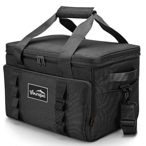 Youngoa Bolsa Termica 30 litros, Nevera Portatil Playa Grande Impermeable, Bolso Isotermica Plegable Prueba de Fugas para Picnic/Camping