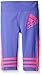 adidas Little Girls' Active Capri Tight Legging, Purple, 6