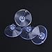 Double Sided Suction Cups:OUNONA 50 Pieces Clear Suction Cups PVC Plastic Suction Cup without Hooks (45mm)