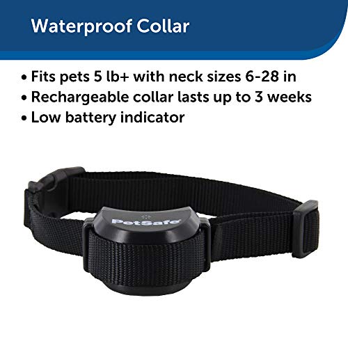 PetSafe Stay & Play Compact Wireless Fence for Dogs & Cats, Waterproof & Rechargeable, Above