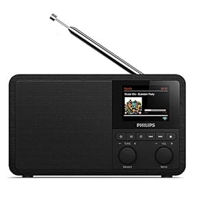 Philips Audio Internetradio DAB+ PR802/12 Radiowecker DAB+ (Bluetooth, DAB+, Sleep Timer, Dual Alarm, Spotify Connect…
