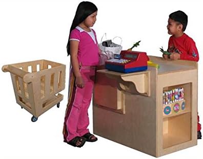 Check Out Stand and Shopping Cart Set (School Age)