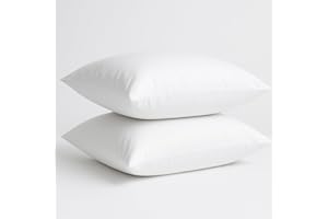 Lush CUSH Queen Size Bed Pillows – Set of 2, Hotel Style Pillows for Sleeping, Soft & Plush Down-Alternative Fill, Ideal for 