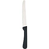 Round Tip Steak Knife with Plastic Handle, 5 Inch Blade -- 12 per Case