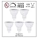 CBconcept UL-Listed MR11 GU4.0 LED Light Bulbs, 5-Pack, 2 Watt, 230 Lumen, Warm White 3000K, 36° Beam Angle, 12 Volt, 20W Halogen Bulbs Equivalent, Landscape/Accent/Recessed/Track Lighting