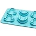 6 Cavity Silicone Smile Teeth Denture Shaped Ice Cube Tray Mold for Chocolate, Candy, Kitchen Bar Wine Gadgets Tray Mold, Pink