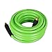 PowRyte Elite 300 PSI PVC Air Hose - 3/8-Inch by 25-Feet, 1/4-Inch MNPT Brass Ends