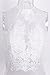 Simplee Apparel Women's Halter Neck Tank Crop Top Sleeveless Lace Vest Bustier White