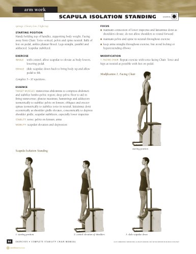 ヨガ・ピラティス stott pilates stability chair  manual STOTT PILATES Manual - Complete Stability Chair, Fitness
