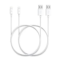 [Apple MFi Certified] [2-Pack] Anker 3ft / 0.9m Premium Lightning to USB Cable with Ultra Compact Connector Head for iPhone, iPod and iPad (White)