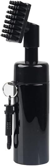 FUZVOL Golf Club Brush Groove Cleaner with Water Spray Hook Black view 3