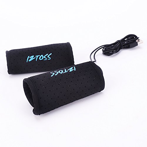 Iztoss New 2019 Winter Car Steering Wheel Motorcycle USB Heated Grips Handlebar Warmer Sleeves Connect to USB Power Adapter Socket - Thumbnail 7