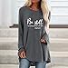 Moilant Women Plus Size Loose T Shirt Long Sleeve Casual Tops Blouse Tunics Graythumb 1