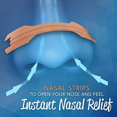 Snoring Solution Nasal Strips to Instantly Relieve Nasal Congestion