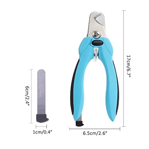 [Upgrade Version] Pet Grooming DELE Lastest Product Pet Supplies Pet Products Adjustable Dog Nail Clippers with Quick sensor (Blue) - Thumbnail 7