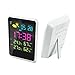 IREALIST Digital Alarm Clock Weather Station Clock with Large LCD Screen Display Indoor/Outdoor Temperature/Humidity, Forecast,Date/Time (JU-1)