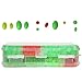 Fishing Beads Assortment Set 1000pcs Fishing Bait Eggs Soft Plastic Oval Round Shape Glow Beads Mix Color Fishing Tackle Fishing Rig Bead Saltwater