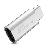 GT-COUPE® USB Type C , USB 2.0 (Micro USB) to Type C (USB-C) Convertor for New Macbook (12 inch), Google Chromebook Pixel, Nexus 5X/6P/6,Microsft 950/950s,and Other Type-C Port Device (Silver)