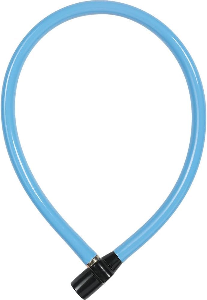 ABUS cable lock 3406K - 55 mm long steel cable with plastic coating - Bicycle lock with security level 1