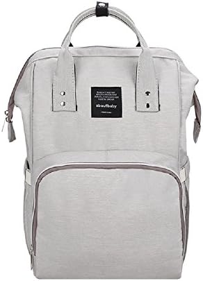 Multi-functional Anti-theft Mummy Diaper Handbag Large Capacity Maternal and Infant Backpack (Gray)