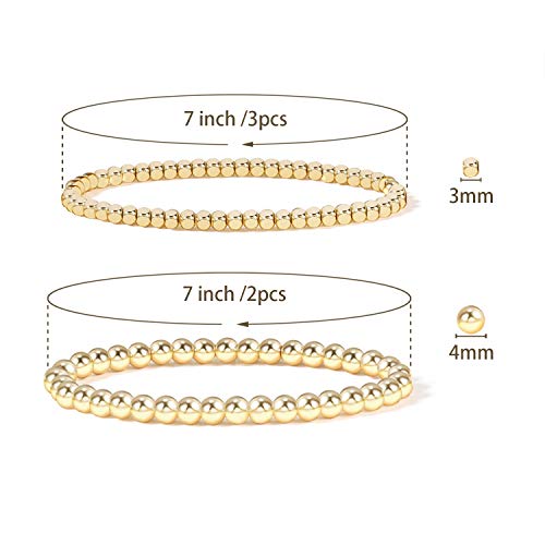 1 Bracelet+Women+Plated+Elastic+Stretch