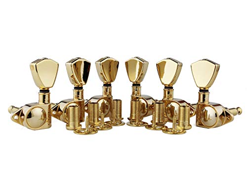Guyker Guitar Machine Heads (3L + 3R Handed) - 1:21