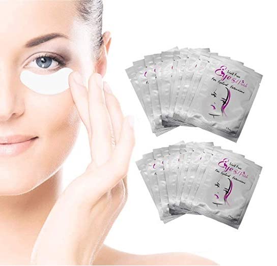 NEW Eye Gel Pads, 50 Pairs Eyelash Extension Pads Lints Free, Facials, Under Eye Gel Pads For Pro Salon and Individual Eyelash Extension