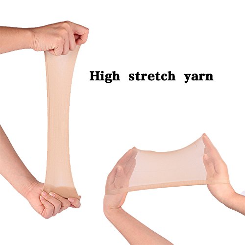 5 Pieces+Nylon+Natural+Beige+Stretchy