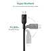 RAVPower 3-Pack Micro USB Cable Sync and Charge (3ft x 2, 6ft) for Samsung, Huawei, HTC, Nexus, Motorola, Nokia, LG, MP3, Tablet, Windows, PS4, Camera - Black