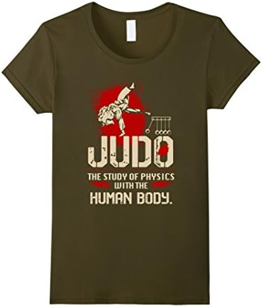 Womens Judo T shirt - Judo Shirt Medium Olive