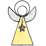 J Devlin Orn 215-4 Stained Glass Angel Ornament or Window Suncatcher